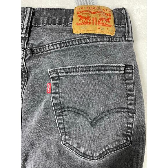 Levi’s 502 Regular Taper Jeans Gray 32x30 - Picture 7 of 8